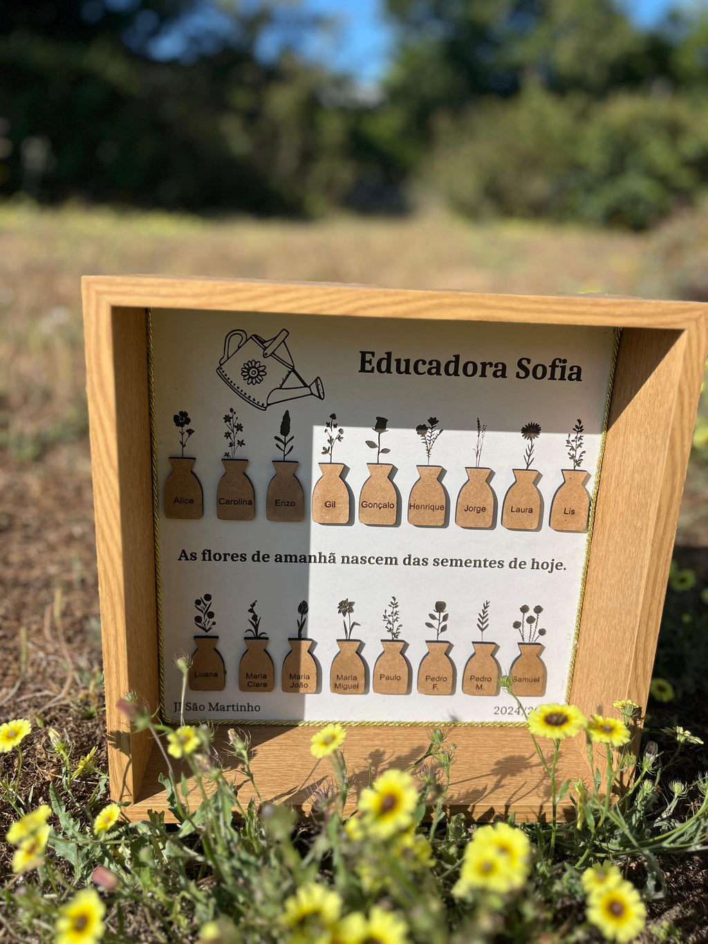 Quadro Turma Personalizado com Gravação a Laser