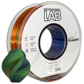 Silk PLA Tri Color orange blue green | Prof. Lab