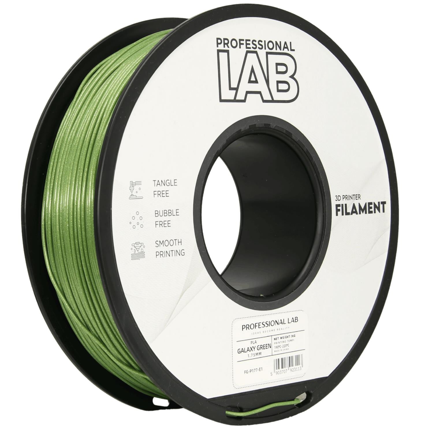 PLA galaxy green | Prof. Lab