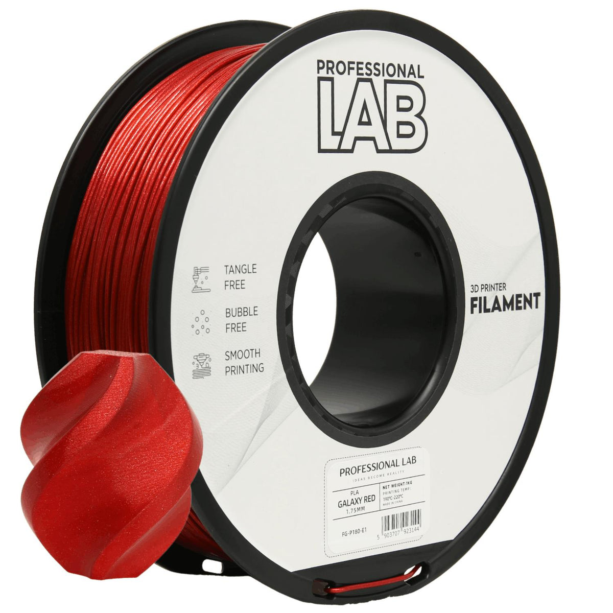 PLA galaxy red | Prof. Lab
