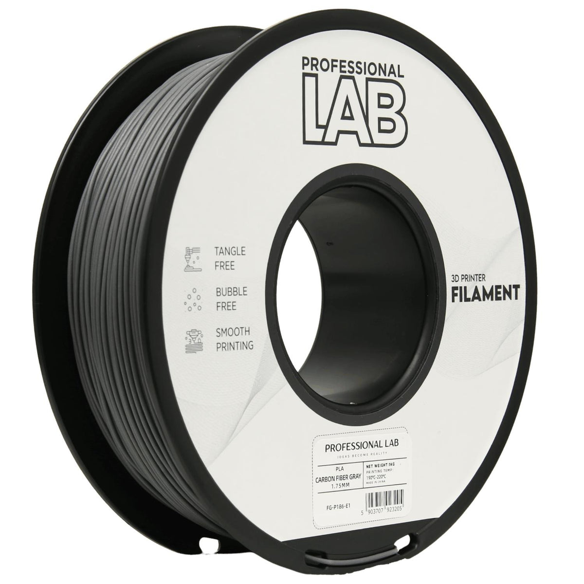 PLA Carbon Fiber gray | Prof. Lab
