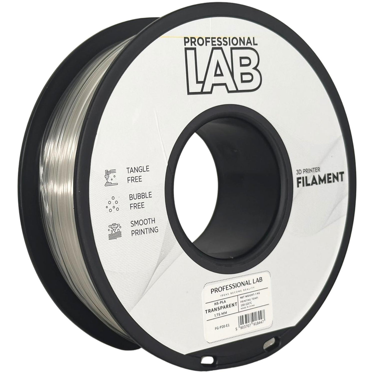 HS PLA transparent | Prof. Lab