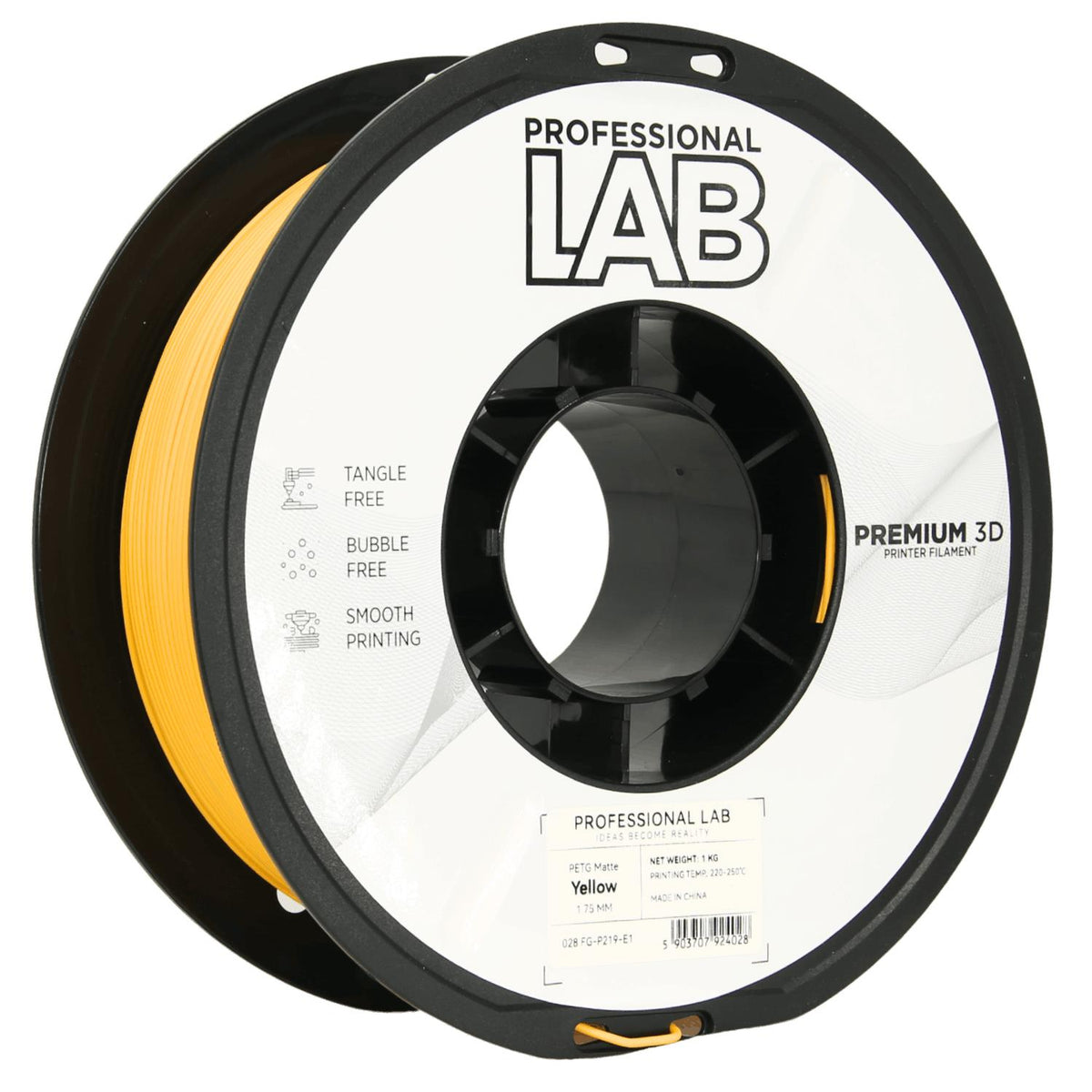 PETG matte yellow | Prof. Lab