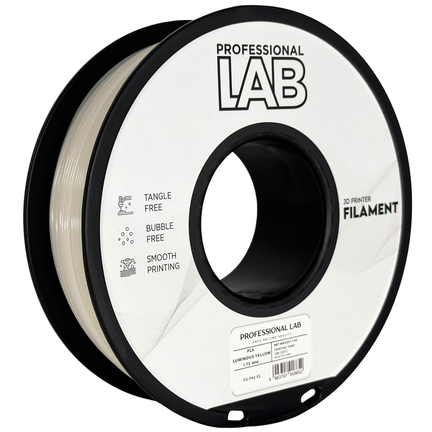 PLA luminous yellow | Prof. Lab