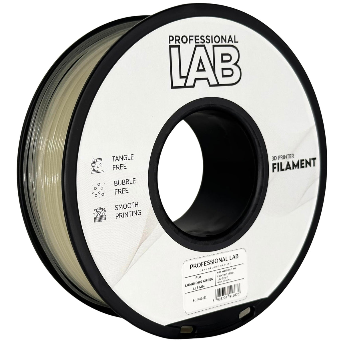 PLA luminous green | Prof. Lab