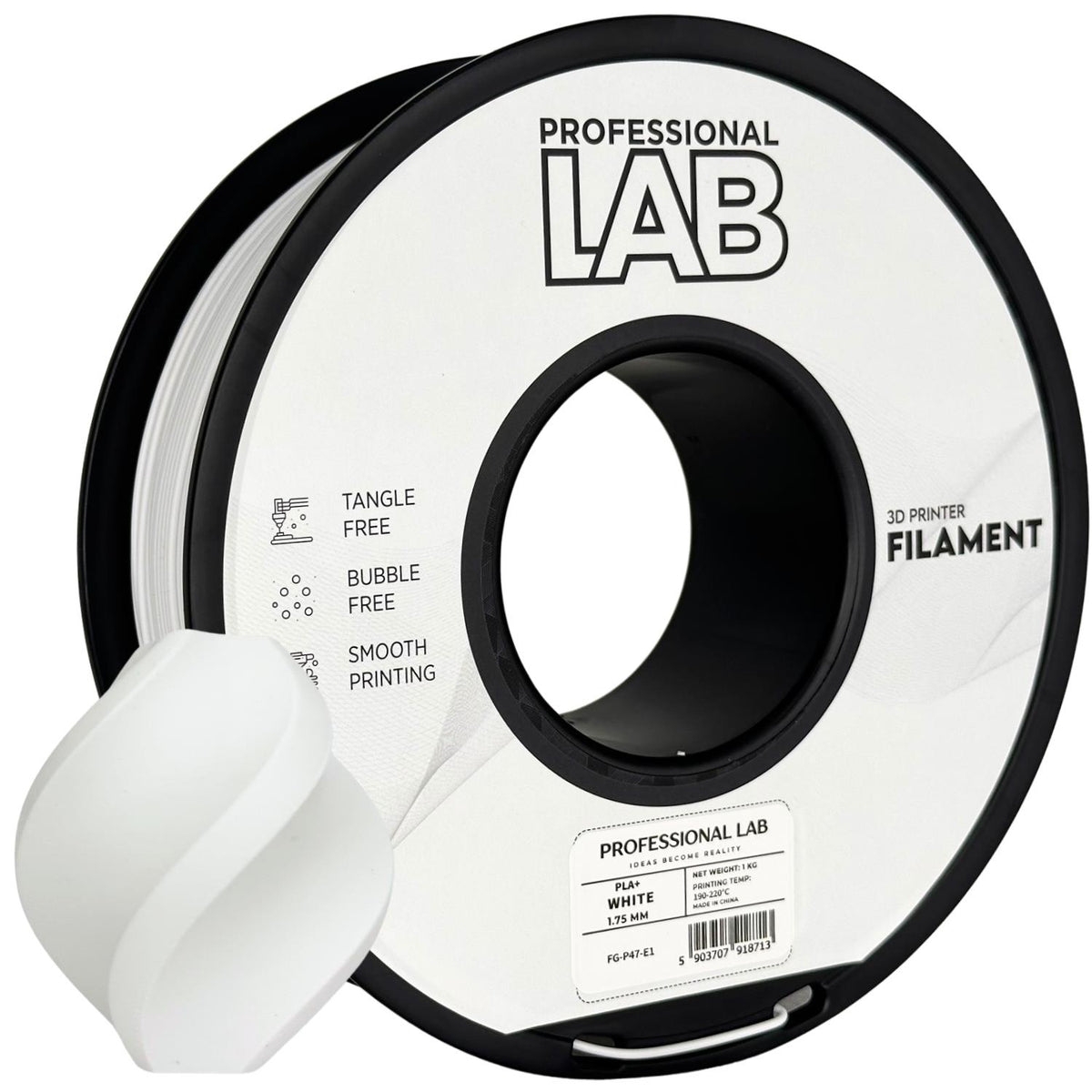 PLA+ white | Prof. Lab