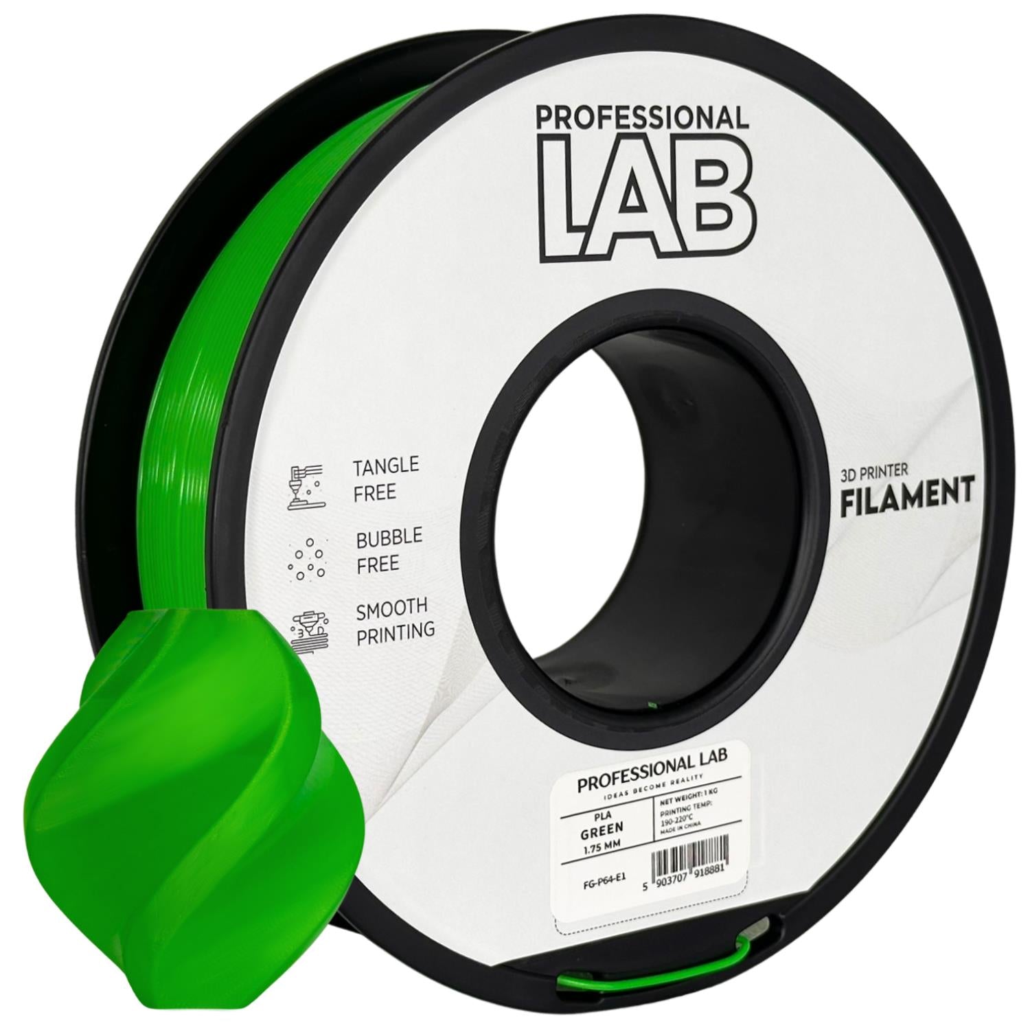 PLA green | Prof. Lab