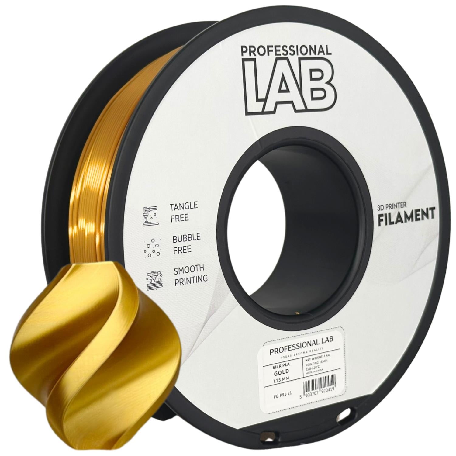 Silk PLA gold | Prof. Lab