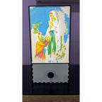 Luminária Nossa Senhora de Lurdes – Lithophane Colorida 3D com Caixa em MDF | Artesanato Personalizado